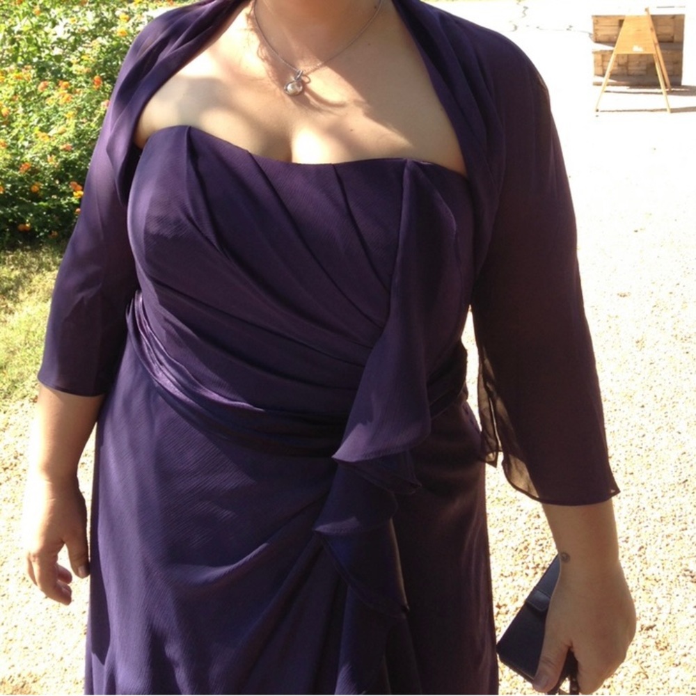 David’s Bridal Bridesmaid Dress, Prom, Cocktail PLUS SIZE